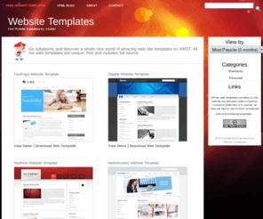 atomicwebsitetemplates.com: Free Website Templates, Web Templates, Templates - AtomicWebsiteTemplates.com
Download Dozens of Incredible, Dazzling Website Templates/CSS Web Template Designs. Includes Full Sources and 100% Free!