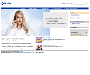 basler.co.at: Basler Versicherungs-Aktiengesellschaft in Österreich
 - 