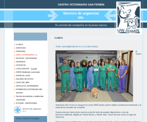 cvsanfermin.com: CLINICA titulo ventana clinica CENTRO VETERINARIO SAN FERMÍN
tag2 