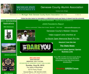 msugcaa.com: MSU Genesee County Alumni Club

Welcome to the home of the MSU Genesee County, Michigan Alumni Club