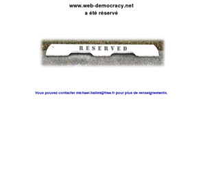 web-democracy.net: Bienvenue sur www.web-democracy.net
