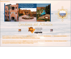 jardinesdelalbaicin.com: Exclusivos apartamentos | Marbella
Reciba un saludo desde www.jardinesdelalbaicin.com, apartamentos exclusivos, comprar vivienda en Marbella, viviendas de lujo, viviendas en la costa del sol, descuento en viviendas, pisos exclusivo, viviendas de autentico lujo, exclusivos, venta de viviendas, Costa del Sol, grupo empresarial promotor constructor con mas de 45 aos de experiencia en el sector inmobiliario. La empresa vendedora comercializadora de este grupo es COPROIN, ha obtenido diversos reconocimientos y premios por la imagen, prestigio y expansion en el sector inmobiliario. apartamentos exclusivos, comprar vivienda en Marbella, viviendas de lujo, viviendas en la costa del sol, descuento en viviendas, pisos exclusivo, viviendas de autentico lujo, exclusivos, venta de viviendas, Costa del Sol, Marbella, Benahavis, Mlaga, vacaciones Espaa, Hotel Villapadierna, Flamingos Golf Club, apartamento exclusivo, viviendas en Marbella