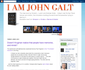 iamjohngalt.com: I Am John Galt
The new book coming in April from Wiley, by Donald L. Luskin and Andrew Greta -- today\