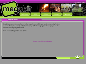 megabit.nl: megabit | Megabit - Home
megabit, het outdoor netwerk evenement van dit jaar gehouden in Ede (gld)