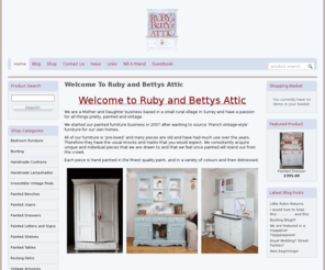 rubyandbettysattic.com: Welcome To Ruby and Bettys Attic
Vintage homeware and furnishings