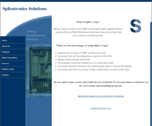 splicetronics.org: SMT Splice Tape Splicetronics Solutions
SMT Splice Solutions - Splicetronics : Your partner for production line consumables