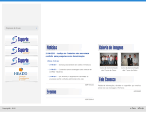 suporteempresarial.net: SUPORTE EMPRESARIAL
Site Institucional de Apresentação da Empresa
