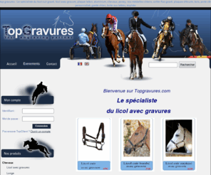 topgravures.com: licol cuir grav, gravures laiton, collier  fluo, plaque d'curie bois, mdaille, leather halter
Le spcialiste du licol grav sur plaque laiton, avec gravures, personnalis, licol avec nom, gravure plaque laiton, collier chien Dyon, plaque d'curie bois, identification, collier fluo grav, inox, mdaille chien chat, plaque garde, porte cl pers