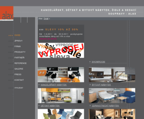 alax.cz: KANCELÁŘSKÝ, DĚTSKÝ A BYTOVÝ NÁBYTEK, ŽIDLE A SEDACÍ SOUPRAVY - Alax
Dodávame luxusní a designový kancelářský nábytek, židle, paravány, zdravotnický, hotelový a kovový nábytek. Jsme specialista na  dětský nábytek,dětské pokoje a dětské židle.  Nabízíme sedací soupravy,  designové židle a křesla.