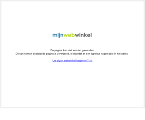 demuntrand.com: Pagina niet gevonden | Mijnwebwinkel.nl
