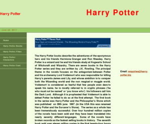 harry-potter.biz: Harry Potter
Harry Potter  Books, Films, Cast And Characters In Harry Potter