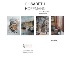 hoffmann-elisabeth.com: Aquarelliste Elisabeth HOFFMANN Watercolor Aquarelles Artiste peintre
Aquarelliste Elisabeth Hoffmann, habite entre Bordeaux et St Emilion en France. Site Officiel. 
French watercolorist, she lives between Bordeaux and ST Emilion. The Official site.
Présente ses aquarelles, marines, scènes urbaines,paysages,portraits...