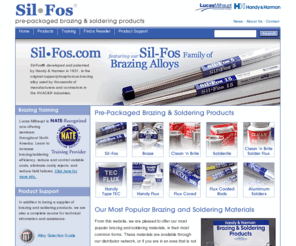 silfos.com: Brazing & Soldering Products | Sil-Fos
Sil-Fos offers bulk or pre-packaged lots of filler metals for brazing copper-based alloys, steels, stainless, as well as low temperature, lead-bearing and no-lead solders.