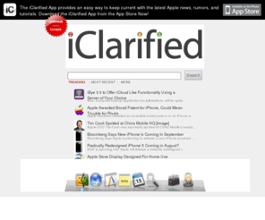 iclarified.com: iClarified - Apple News and Tutorials
News and tutorials to help you understand your Mac and other Apple Products