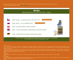 intra-info.net: INTRA - bylinky od Lifestyles
Lifestyles Intra a Nutria · vitamíny, bylinky, minerály · potravinové doplňky pro zdraví. • EG: Lifestyles Intra herbal juice, Nutria and the other produkts.