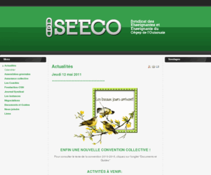 seecofneeq.com: Actualités
Joomla! - le portail dynamique et système de gestion de contenu