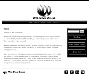 webdevsonline.com: Web Devs Online
Web Devs Online - website development services
