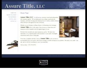 assuretitlefl.com: Home Page
Home Page