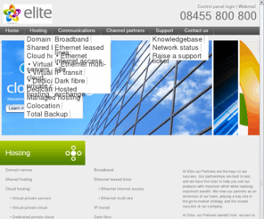 eliteserve.net: Elite :: UK Network Provider
Elite. UK Based Network Provider. Ethernet Solutions, Colocation, IP Transit, Leased Lines.
