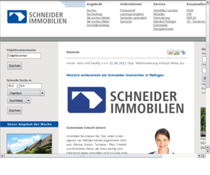 stefan-schneider-immobilien.com: Stefen Schneider Immobilien
Stefan Schneider Immobilien in Ratingen. Immobilienmakler fr den Verkauf und die Vermietung von Einfamilienhusern, Mehrfamilienhusern und Eigentumswohnungen in Ratingen und im Groraum Dsseldorf.