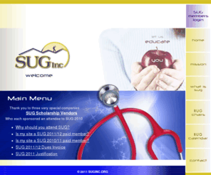 suginc.org: :::::  SUNQUEST USER'S GROUP  :::::
MISYS HOSPITAL SYSTEMS USER'S GROUP