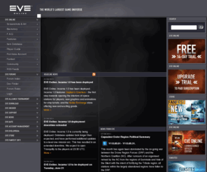 eve.is: EVE Online - a massive multiplayer online roleplaying space game - MMORPG
EVE allows you to discover, explore and dominate an amazing science fiction universe while you fight, trade, form corporations and alliances with other players.