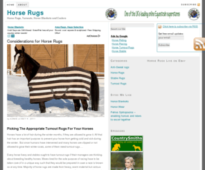 horse-rugs.org: Horse Rug Advice
Definitive guide to all types of horse rugs