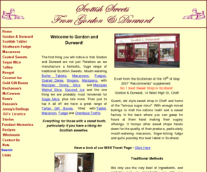 scottishsweets.co.uk: Traditional Scottish Sweets from Gordon and Durward of Crieff
Online sweet shop, specialising in scottish sweets and confectionery