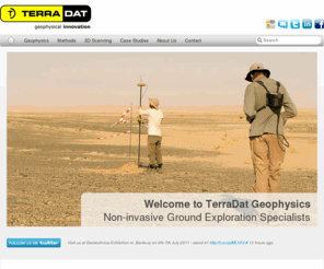 terradat.com: TerraDat Geophysics - Geophysical Survey Contracting & Geophysics Consulting Services
TerraDat offer Geophysical Consulting & Contractinge Services. Geophysical non-invasive surveys for mapping the subsurface using state of the art geophysics techniques.