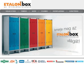 etalonbox.com: Öltözőszekrény, öltöző, öltözőberendezés, fémszekrény, öltöző pad, lemez szekrény
ETALONbox öltöző, öltözőszekrény, öltözőberendezés, fémszekrény, öltöző pad, lemez szekrény