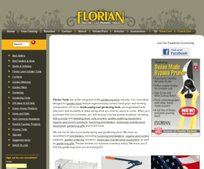 florientools.com: Gardening Tools & Gifts, Landscaping, Weeding & Garden Hand Tools - Florian
Florian is more than just gardening tools and gifts. We have humming bird feeders, organic pest control products, garden watering solutions, and landscaping tools. Browse our garden hand tools today!