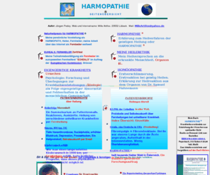 milleartifex.com: HARMOPATHIE ® Übersichtseite_Homepage von Mille Artifex, Site: 1 of 98
HARMOPATHIE ®, Infos üb. Heilen, Fernheilen weltweit. Patientenberichte, Forschungsergebnisse EUHEALS, Urteile Alternativmedizin. Parkinson-Analyse, Bachblüten und noch mehr. Mille Artifex Übersicht zur HARMOPATHIE ®