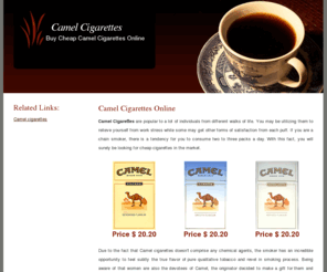 steelhorse-studios.com: Camel Cigarettes Online
Yet another massive benefit to buy your Camel cigarette on the web is that you can discover a brand of cigarettes that has never been or is no longer supplied in your community.
