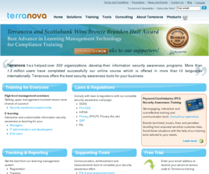 tnsecurityawareness.com: Terranova | Information Security Awareness Training & Education
Terranova provides information security training & awareness tools such as online courses, assessment quizzes and certifications for management, IT and end-users.