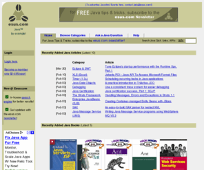 esus.com: Java examples and source code
