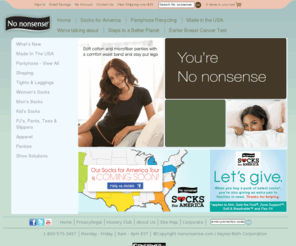 nononsense.com: Shop No nonsense | Pantyhose, Panties, socks, and more
Shop No nonsense for your favorite pantyhose, socks, panties and apparel. 