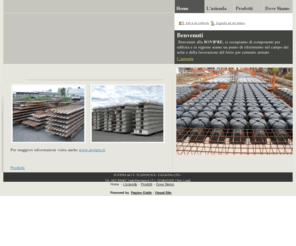 sovipre.com: Sovipre srl - Solai lastre predalle,gabbia ferro cemento armato - Fagagna, Udine - Visual Site
LA SOVIPRE DI FAGAGNA PROCUDE FERRO LAVORATO PER CEMENTO ARMATO, CASSERI PER FONDAZIONE, SOLAI A LASTRE PREDALLE, SOLAI BAUSTA, SOLAI UNISOL, BOCCHE DI LUPO, RETI ELETTROSALDATE, SOLAI AERATI 