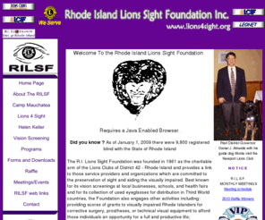 lions4sight.org: Rhode Island Lions Sight Foundation "RILSF" Lions4Sight.org
