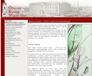 okm-velten.de: www.okm-velten.de - Aktuelles
Offizielle Internetseite des Ofen- und Keramikmuseum Velten. Kunstvolle Wärmespender und tönerne Kostbarkeiten.