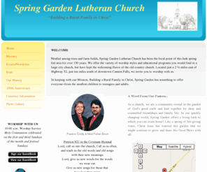 spring-garden.org: ELCA, Spring Garden Lutheran Church Cannon Falls, MN Home
Spring Garden Lutheran Church established by Swedish immigrants in 1858 near Cannon Falls Minnesota. Our motto 'Building a Rural Family in Christ'.