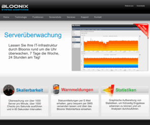 bloonix.net: Bloonix - Server Überwachung, Server Monitoring, Webseiten überwachen, 24/7, E-Mail und SMS-Alarm
Server Monitoring, Website Monitoring mit Bloonix