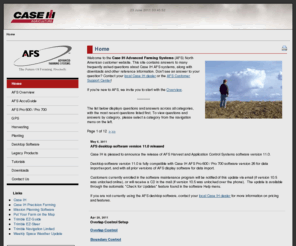 caseihafs.com: Case IH Advanced Farming Systems | Customer Website - Home
Case IH Advanced Farming Systems (AFS)