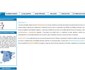cefapit.info: Confederación Española de Federaciones y Asociaciones Profesionales de Guías de Turismo
