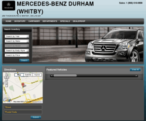 mbdurham.com: MERCEDES-BENZ DURHAM (WHITBY) | Used Mercedes dealership in WHITBY, ON L1N 9Z1
WHITBY, ON Used, MERCEDES-BENZ DURHAM (WHITBY) sells and services Mercedes vehicles in the greater WHITBY