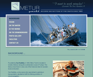 meturyacht.com: METUR YACHT | BackgroundMetur Yacht A.S., builder and 