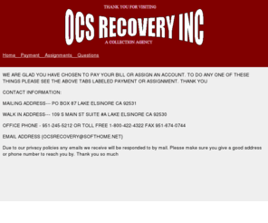 ocsrecovery.com: OCS Recovery
OCS Recovery