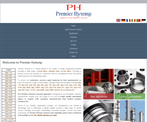 premierhytemp.com: Premier Hytemp - nickel alloy 718 and alloy 625, low alloy stockist.
Premier Hytemp - nickel alloy 718 and alloy 625, low alloy stockist.