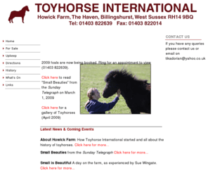 toyhorse.co.uk: Toyhorse International |
The homepage of Toyhorse International, the world's leading breeders of toyhorses