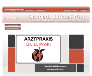 xn--prhl-6qa.net: Dr. med. Ullrich Pröhl
Startseite Dr. med. Ullrich Pröhl, 