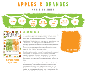 applesandorangesbook.com: Apples & Oranges by Marie Brenner
*